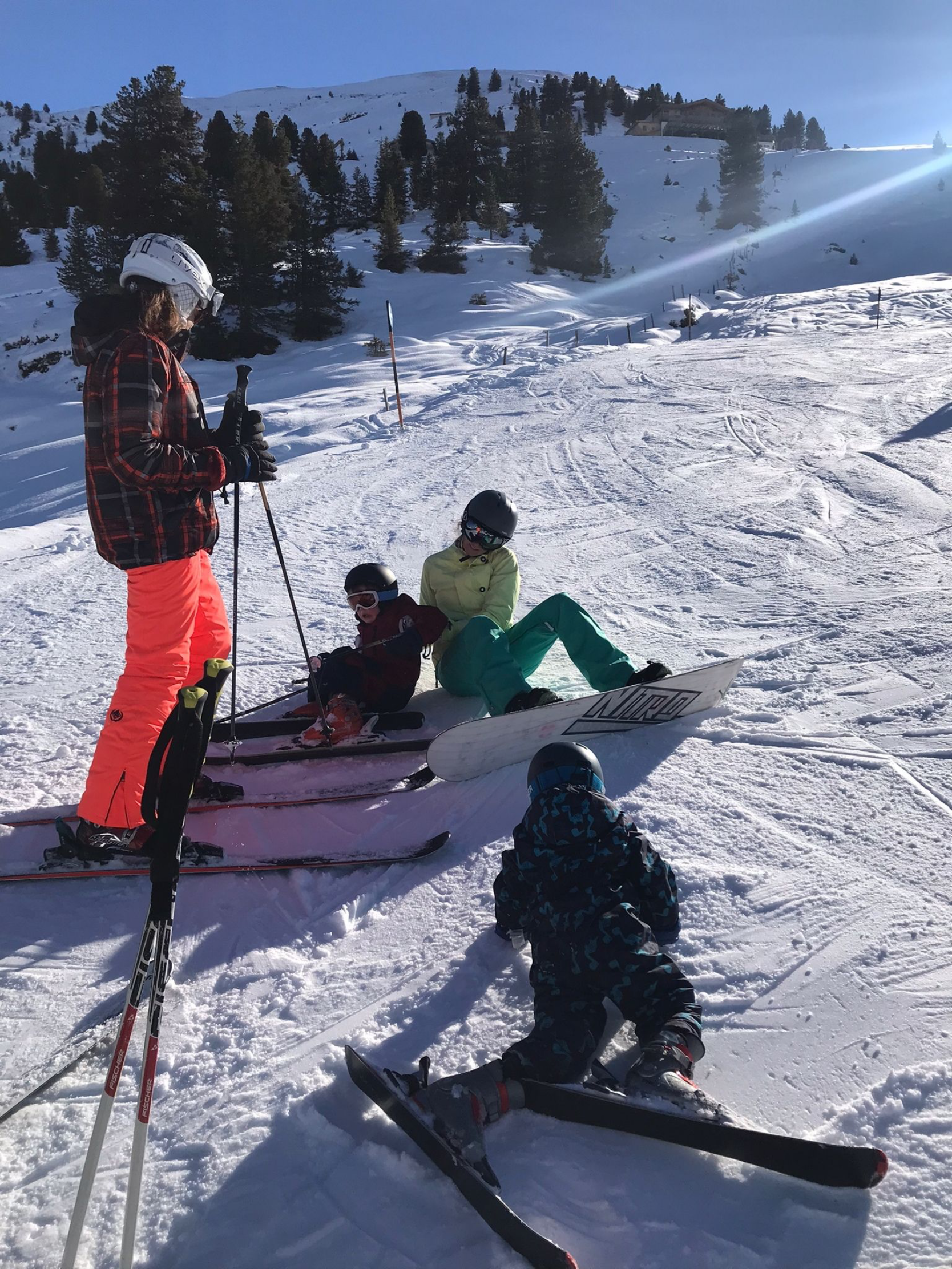 Familievakantie in de sneeuw