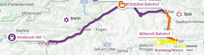 Van Innsbruck naar Almdorf Konigsleiten